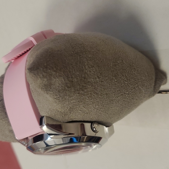 Guess Women's CRUSH Pink and Silver Stone Dial Watch - Picture 7 of 9